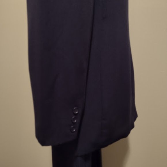 J.G. Hook, 2pc Skirt Suit, Navy Blue, Size-12, Dry Cleaned - Picture 8 of 9